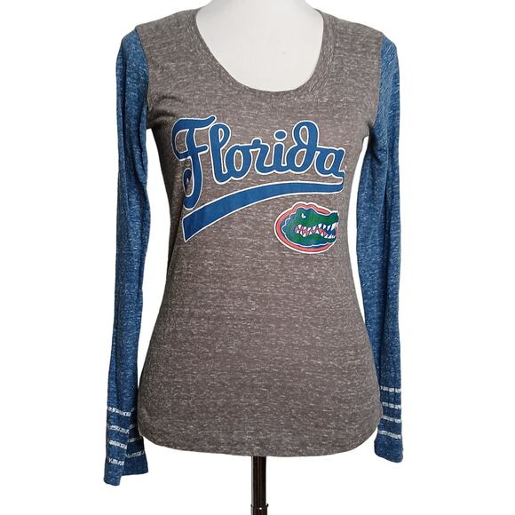 Three Square University of Florida Gators Raglan Baseball Long Sleeve Shirt M - Picture 1 of 7